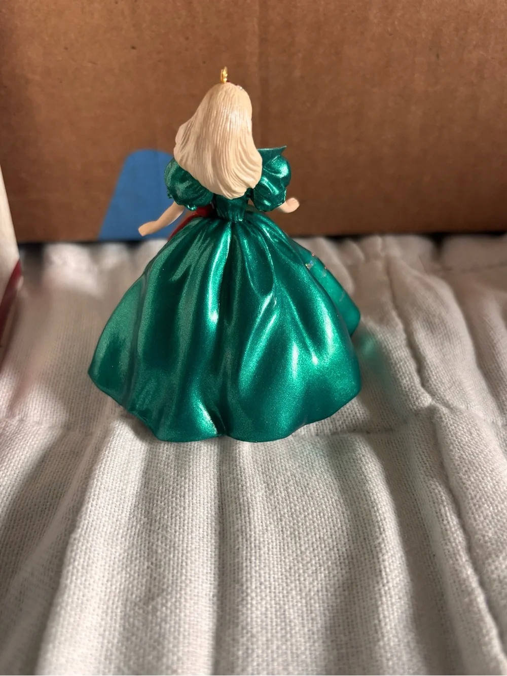 1995 Holiday Barbie Hallmark Ornament In Original Box.